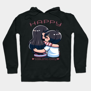 Heartfelt Hug: Celebrating Sibling Love Hoodie